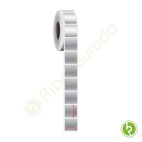30x30 mm Silvermat Etiket (Fiyatı)
