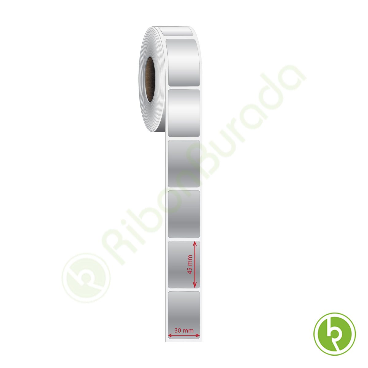 30x45 mm Silvermat Etiket (Fiyatı)