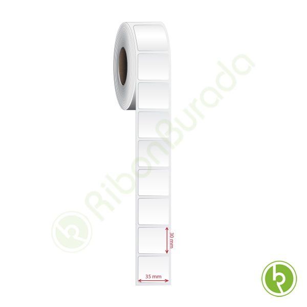35x30 mm PP Opak Etiket (Plastik Bazlı) (Fiyatı)