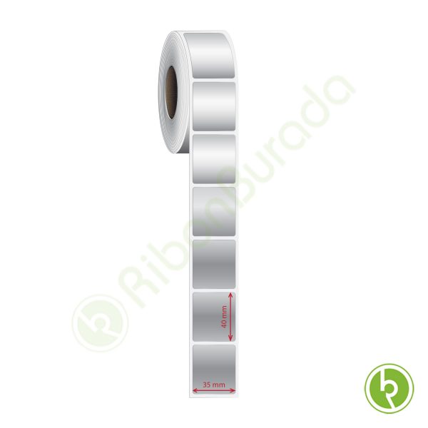 35x40 mm Silvermat Etiket (Fiyatı)