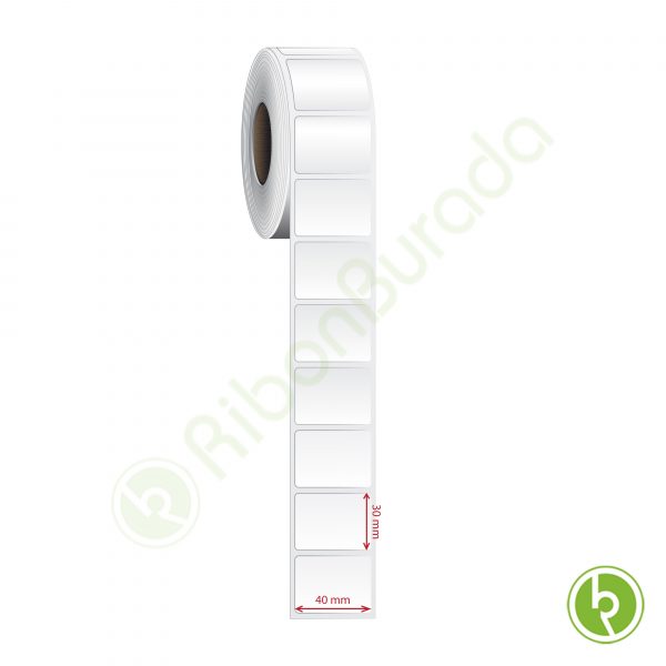 40x30 mm PP Opak Etiket (Plastik Bazlı) (Fiyatı)