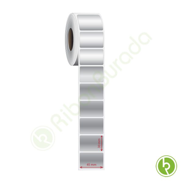 45x30 mm Silvermat Etiket (Fiyatı)