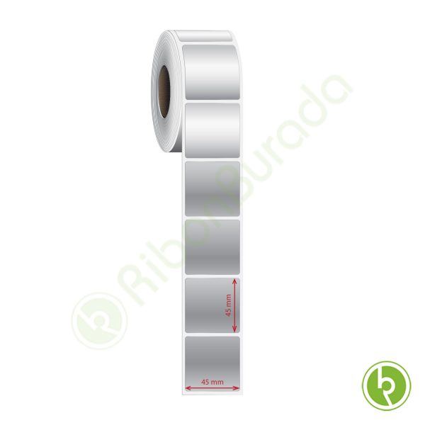 45x45 mm Silvermat Etiket (Fiyatı)