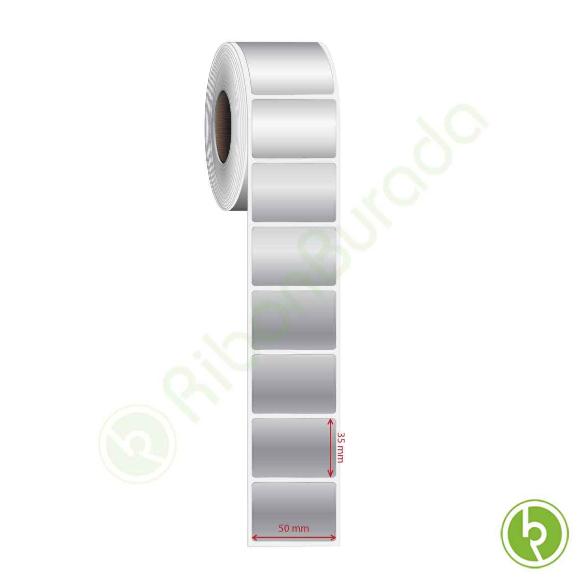 50x35 mm Silvermat Etiket (Fiyatı)