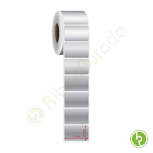 55x35 mm Silvermat Etiket (Fiyatı)