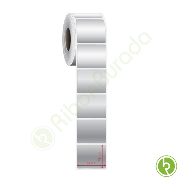 55x45 mm Silvermat Etiket (Fiyatı)