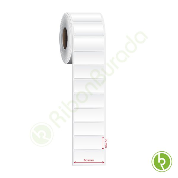 60x25 mm PP Opak Etiket (Plastik Bazlı) (Fiyatı)