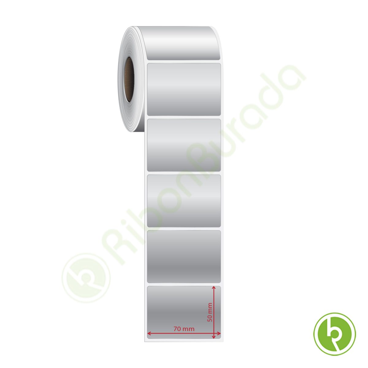 70x50 mm Silvermat Etiket (Fiyatı)