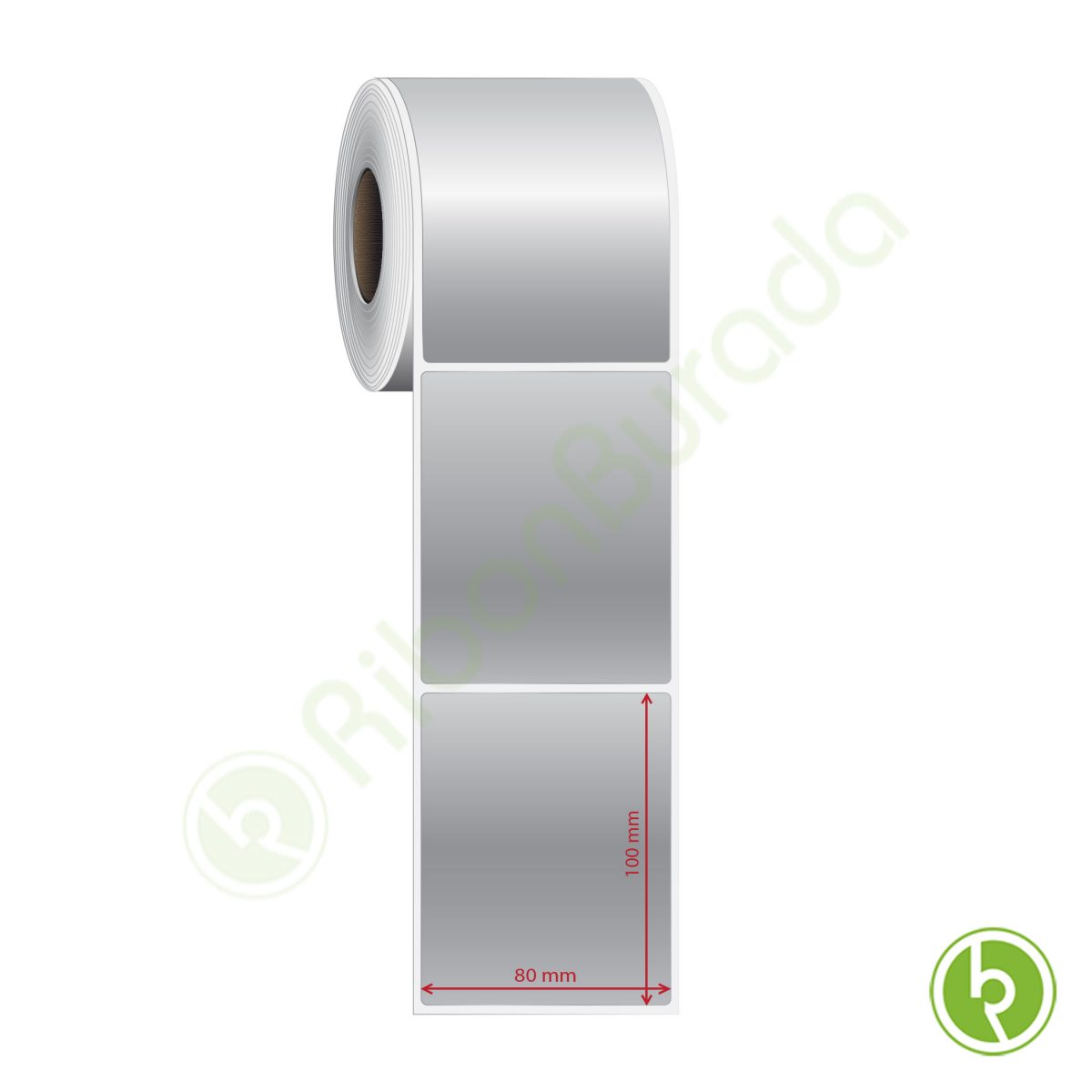 80x100 mm Silvermat Etiket (Fiyatı)