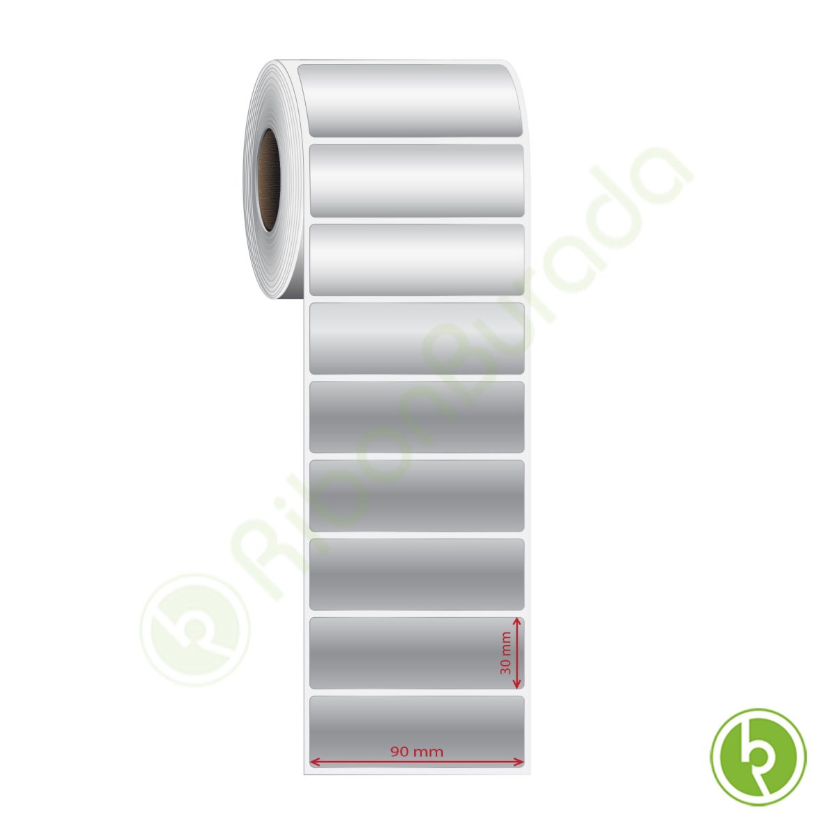90x30 mm Silvermat Etiket (Fiyatı)